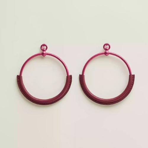  HERMES愛馬仕 22年秋冬 女士 耳環(huán) Boucles d%26s;oreilles Loop， grand modele H010717CA55