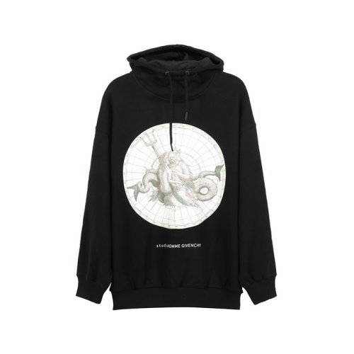 Givenchy/紀梵希  男衛(wèi)衣 男士棉質(zhì)寬松版連帽衛(wèi)衣運動衫 BMJ07S305B