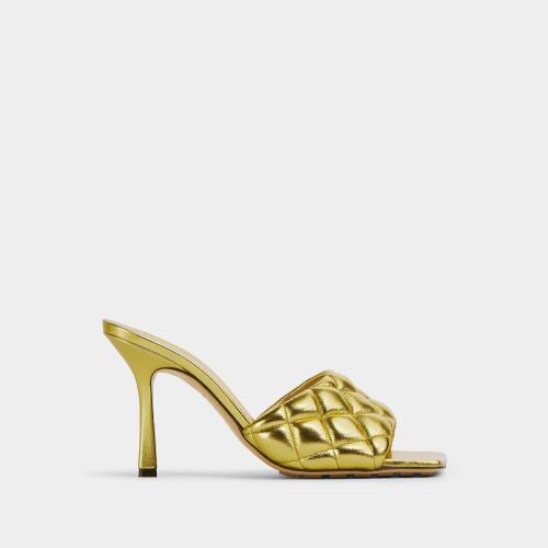  BV葆蝶家 22年秋冬 女士 高跟涼鞋 mules padded 592015V27M08265