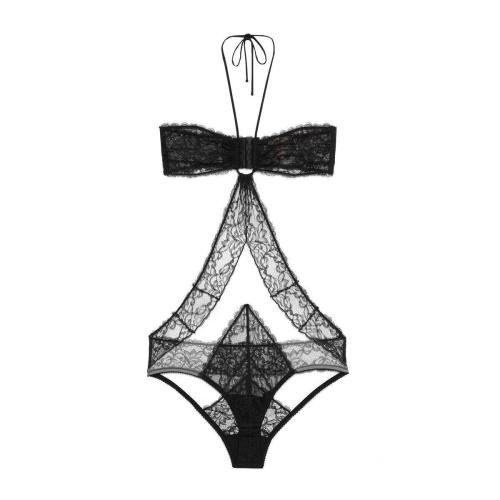  GUCCI古馳 22年秋冬 女士 蕾絲薄紗連體衣 712910 XUAFK 1175