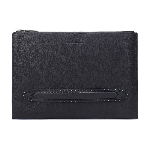 SalvatoreFerragamo/菲拉格慕 女士FIRENZESTUD系列牛皮手拿包 24A011