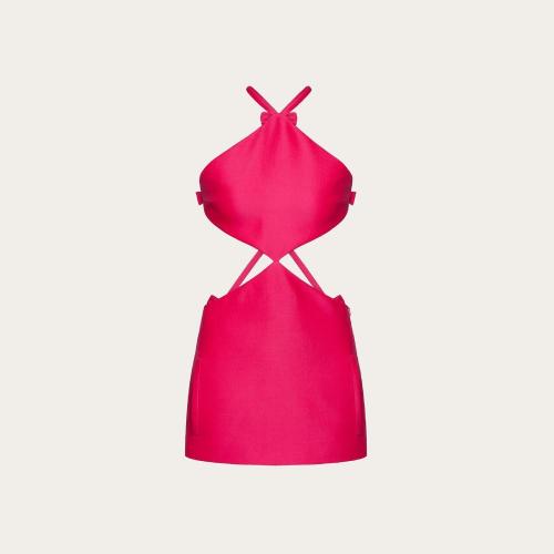  VALENTINO華倫天奴 22年秋冬 女士 連衣裙 ROBE COURTE EN CREPE SABLé XB0VAZ80787KX7