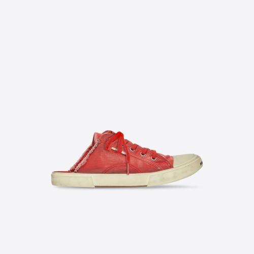  BALENCIAGA巴黎世家 22年秋冬 男士 休閑運(yùn)動(dòng)鞋 Mens Paris Trainers Mule in Red 693953W3RC3