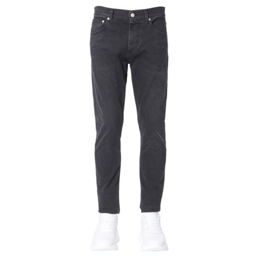  Alexander McQueen/亞歷山大麥昆 男士黑色棉質(zhì)牛仔褲 567861 QNY77 1001 PLFSX