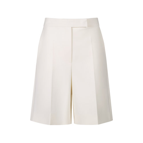 MaxMara/麥絲瑪拉【22春夏新款】女士綿羊毛闊腿百慕大短褲 11410121 BRAY