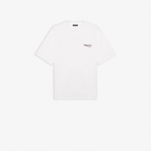  BALENCIAGA巴黎世家 22年春夏 女士 短袖T恤 Political Campaign 寬松T恤 620941TIV529040 預(yù)定商品1-3周發(fā)貨