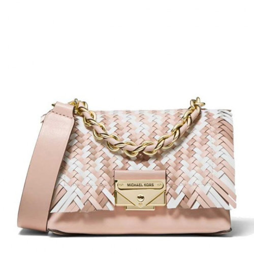 Michael Kors/邁克·科爾斯 MK 女士編制牛皮時(shí)尚百搭單肩包斜挎包多色可選