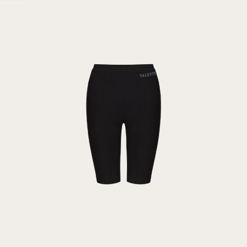  VALENTINO華倫天奴 22年秋冬 女士 短褲 SHORT EN JERSEY DE VISCOSE XB3MD03X6WJ0NO