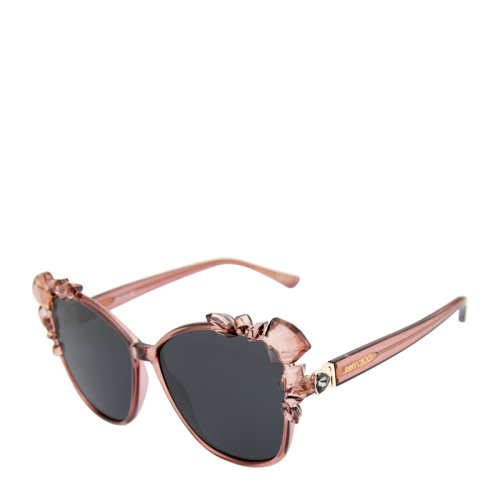 Jimmy Choo/周仰杰 太陽(yáng)鏡 墨鏡 裝飾 時(shí)尚 優(yōu)雅 女款 大框 精致 公主風(fēng) 街拍 個(gè)性  潮流 MYA/S25TH 59mm  Jimmy Choo周仰杰