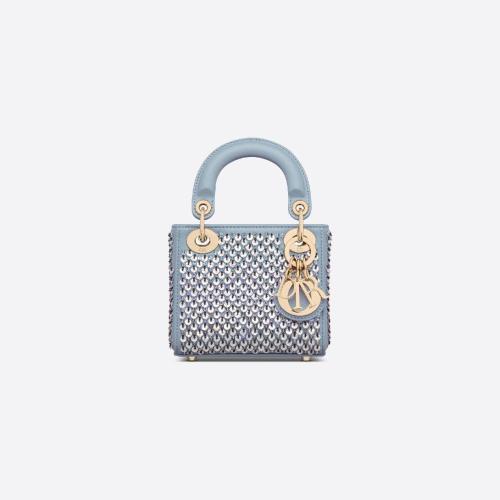  DIOR迪奧 22年秋冬 女士 單肩包 超迷你 Lady Dior 手袋 S0856ORWO_M09Z