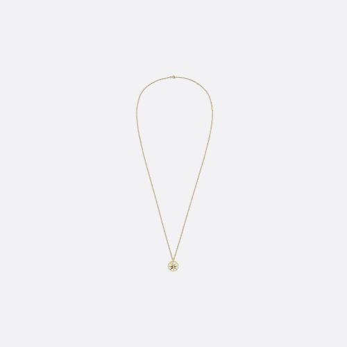  DIOR迪奧 22年春夏 女士 項鏈 Rose des Vents 飾牌項鏈 JRDV95037_0000