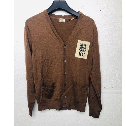 Kent & Curwen/肯迪文棕色男士針織衫  K3667TM141