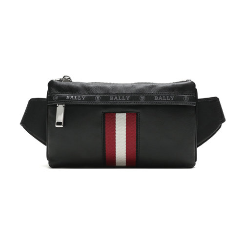 BALLY/巴利 男士皮質(zhì)單肩斜挎包胸包腰包 HELVET