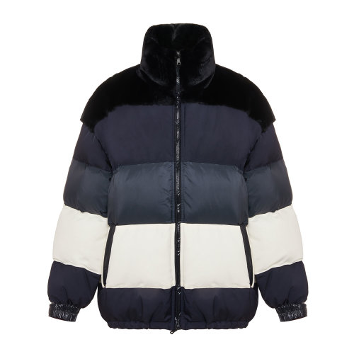 Valentino/華倫天奴 男士混合布料拼接羽絨服 UV0CNB206TCN78 20年秋冬