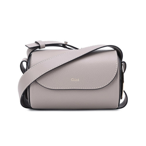 CHLOE/克洛伊 女士DARRYL系列牛皮迷你款單肩斜挎包圓筒包 CHC21WS348F34