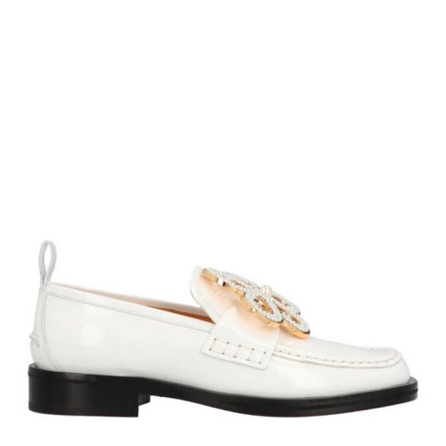 LOEWE 羅意威 女士 鞋靴  平跟花瓣金屬裝飾樂福鞋 皮鞋 女士樂福鞋