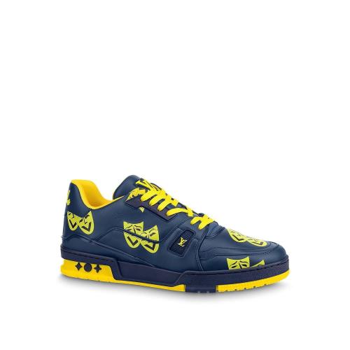  LV路易威登 22年秋冬 男士 休閑運(yùn)動(dòng)鞋 SNEAKER LV TRAINER 1AA77Q 1AA77O 1AA77J 1AA77L 1AA7