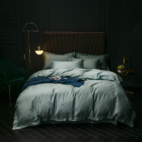 Fantti/芬緹 床上用品100支雙匹澳棉貢緞提花四件套全棉被罩床罩被單枕套