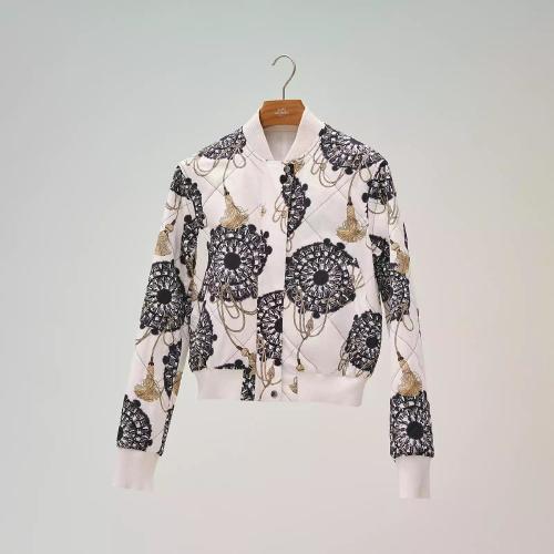  HERMES愛馬仕 22年秋冬 女士 長袖襯衫 Blouson bombers reversible H2E0156DJ9038