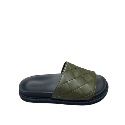 Bottega Veneta/葆蝶家  男士黑色牛皮涼拖  578264VT030-1000