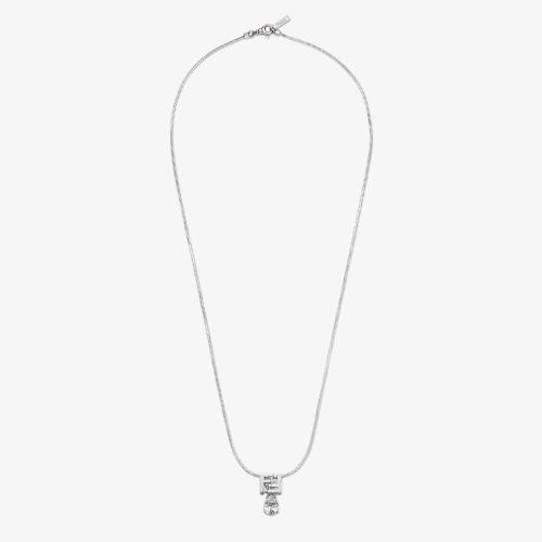  FENDI芬迪 22年秋冬 男士 項鏈 銀色項鏈 7AJ61_44GF035M