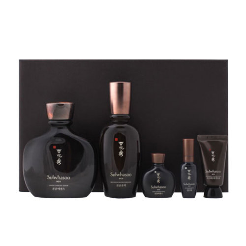 Sulwhasoo/雪花秀男士套盒(精華露140ml 乳液90ml 潔面乳15ml 精華露15ml 乳液8ml)新疆不發(fā)貨