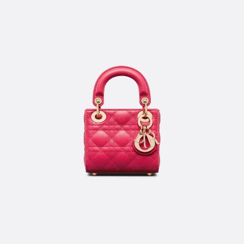  DIOR迪奧 22年秋冬 女士 手提包 Micro sac Lady Dior S0856ONGE_M15F