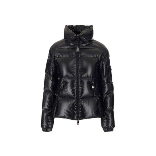 Moncler/蒙克萊  女裝女士黑色試時(shí)尚百搭品牌LOGO夾克羽絨服   F20931A59300C0064999