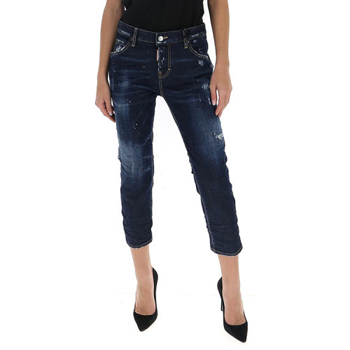 Dsquared2/D二次方  春夏 服裝 女性 藍色 女士牛仔褲 S75LB0267 S30664 470
