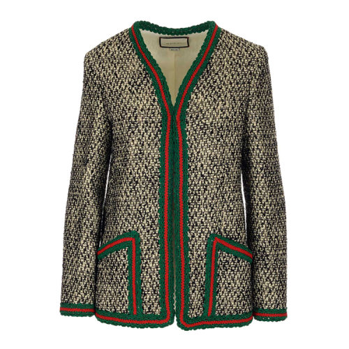 GUCCI/古馳 20年春夏 花呢夾克 女性 黑色 女士夾克 610060/ZACCK9791