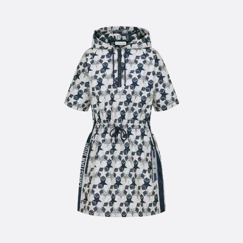  DIOR迪奧 22年春夏 女士 連衣裙 短款連帽連衣裙 217R40A2977_X5803