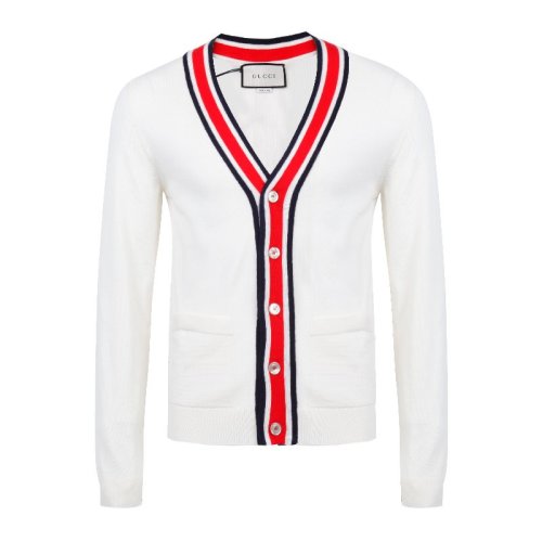  GUCCI/古馳 男士白色羊毛針織衫 576806 XKAUL 9133 PLFSX