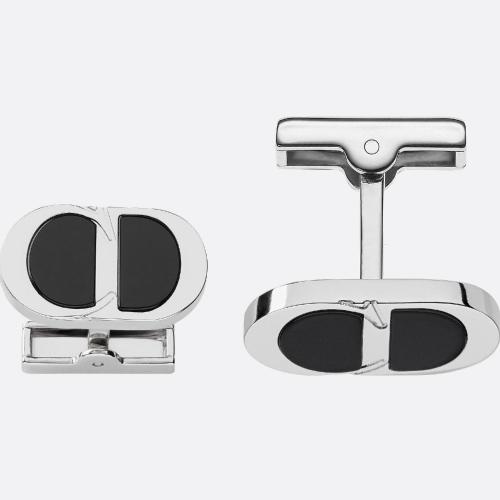  DIOR迪奧 22年秋冬 男士 袖扣 CD Icon 袖扣 C0157HOMST_D992 預(yù)定商品1-3周發(fā)貨