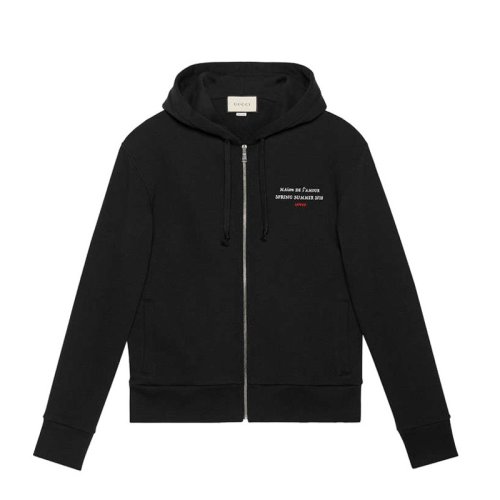  GUCCI/古馳 男士黑色棉質(zhì)夾克 519489 X3N27 1082 PLFSX