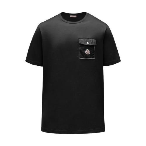  MONCLER蒙可蒙克萊 22年秋冬 男士 短袖T恤 T-Shirt with Pocket H10918C000488390Y999