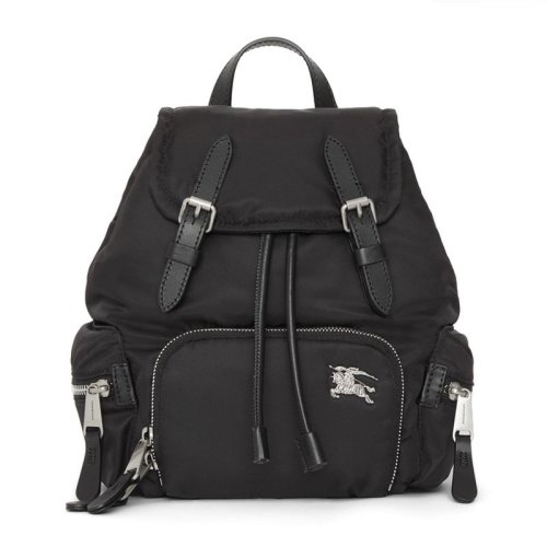 BURBERRY/博柏利 The Rucksack軍旅背包 男女同款 中性時尚騎士標識斜背式雙肩包旅行包 8006716