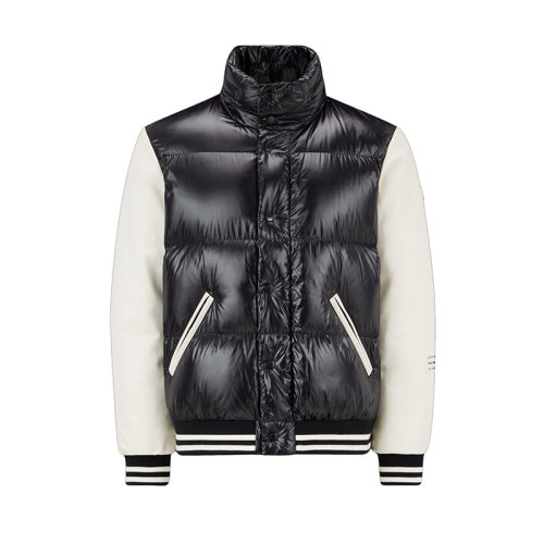 Moncler/蒙克萊 22年秋冬新款 Maya 70系列FRGMT藤原浩合作款 男士星鉆黑色尼龍面料Quinlan短款羽絨夾克H209U1A00003M2305999