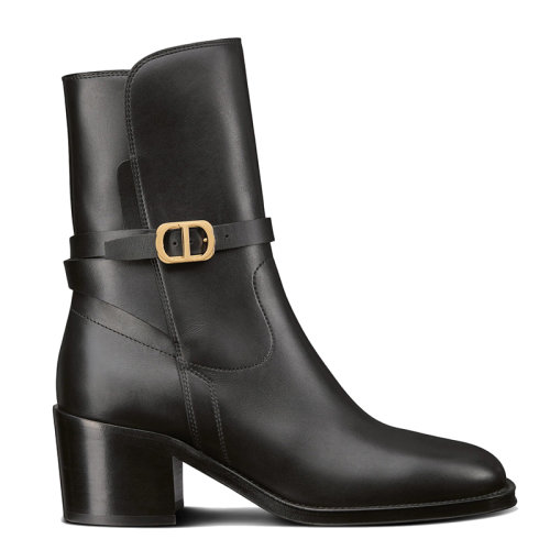 DIOR/迪奧      EMPREINTE系列 女士黑色小牛皮高跟踝靴KCI717VEA_S900