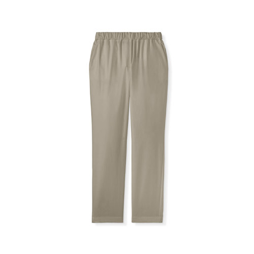 St.John/盛薔21早秋米灰色棉緞運(yùn)動女士休閑褲K814C41