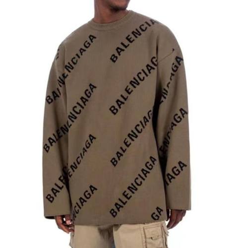 Balenciaga/巴黎世家 女士棕色羊毛針織衫 657401 T3200 2900