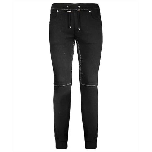  BALMAIN/寶曼 男士黑色棉質牛仔褲 RH15243-D016 0PA PLFSX