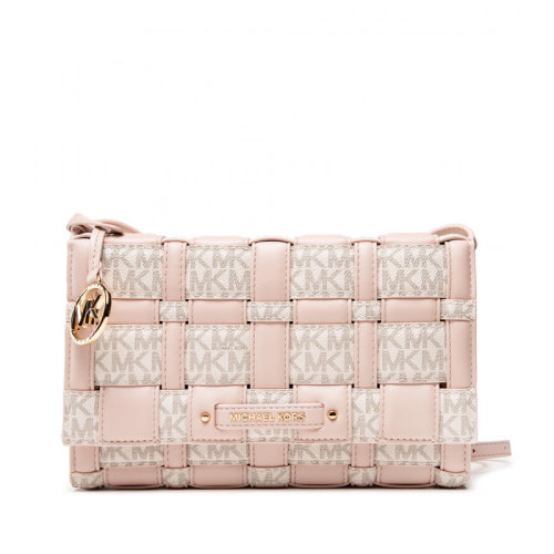 Michael Kors/邁克·科爾斯IVY系列老花滿印復(fù)古編制 時(shí)尚款 女款 32T1G2IC7B