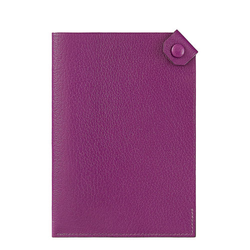 HERMES/愛馬仕 Tarmac系列 女士?？窖蚱ぐ纯坶]合護(hù)照夾H078384CKP9