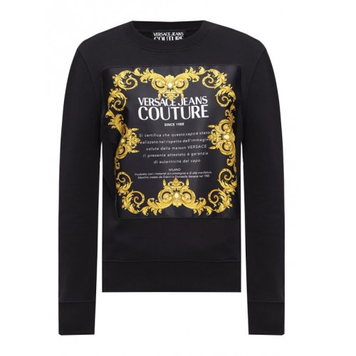  VERSACE JEANS COUTURE 女士印花棉質(zhì)衛(wèi)衣 B6HWA7FE 30453 899 PLFSX