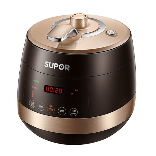 supor/蘇泊爾 電壓力鍋高壓鍋球釜雙膽5L家用智能電壓力煲SY-50FC01Q