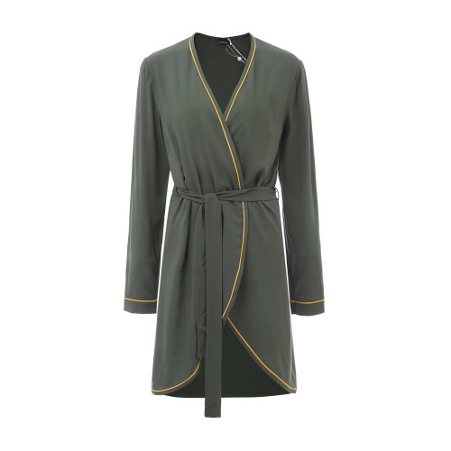 LA PERLA/蘿貝拉 深綠色女士睡袍 女睡衣/家居服瑕疵特賣（陳列痕跡，不影響使用）