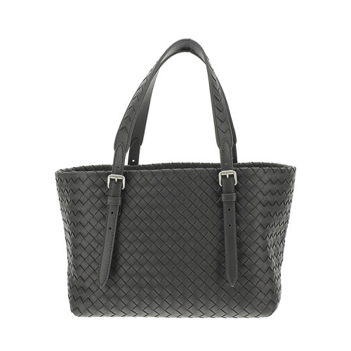 Bottega Veneta/葆蝶家 女士黑色皮質(zhì)手提包 576338-VO0BG-8806