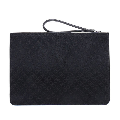 SalvatoreFerragamo/菲拉格慕 女士DOPPIOGANCI系列牛皮手拿包 24A017