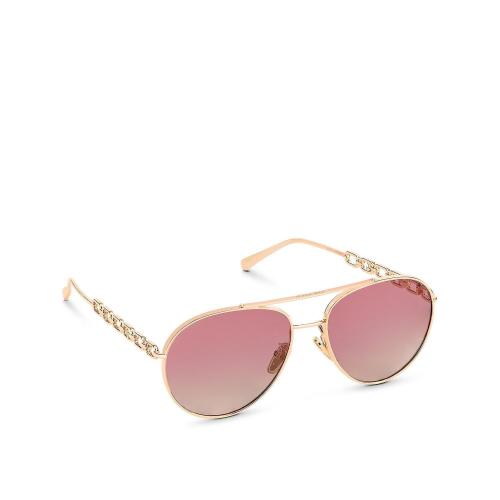  LV路易威登 22年秋冬 女士 太陽眼鏡 Lunettes de soleil aviateur My LV Chain Pilot Z1648W