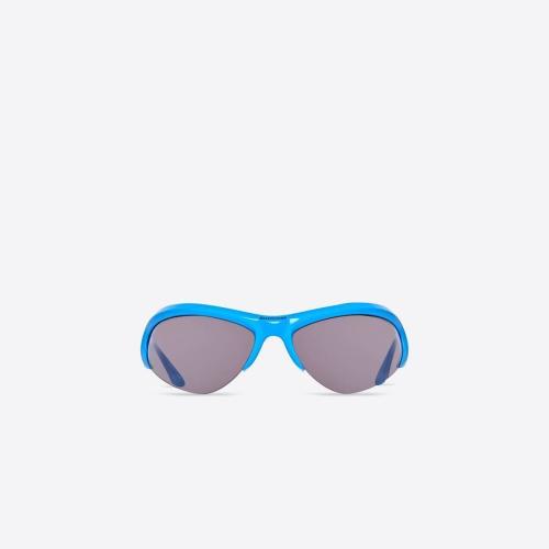  BALENCIAGA巴黎世家 22年秋冬 女士 太陽眼鏡 Wire Cat Sunglasses  in Turquoise 703585T0037